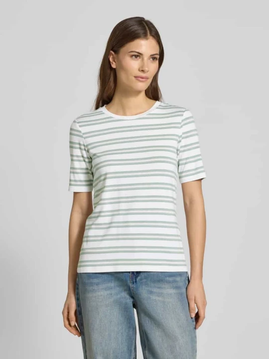 Zdjęcie produktu T-shirt z okrągłym dekoltem comma Miętowy
