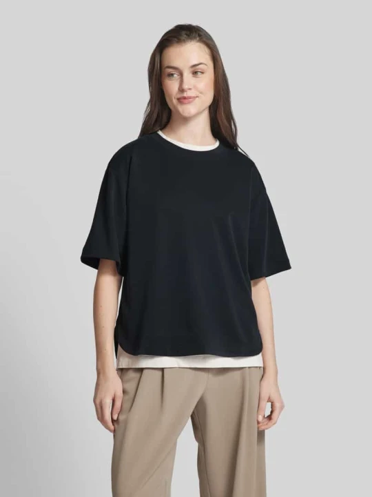 Zdjęcie produktu T-shirt z okrągłym dekoltem Esprit Czarny