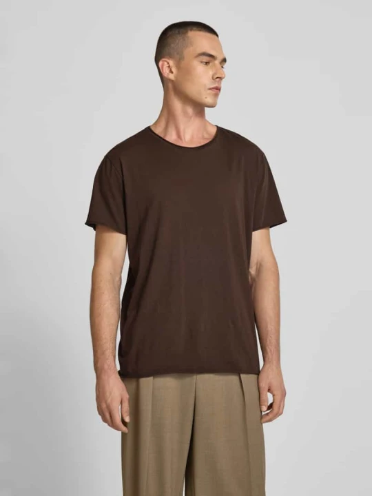 Zdjęcie produktu t-shirt z okrągłym dekoltem Filippa K Czekoladowy