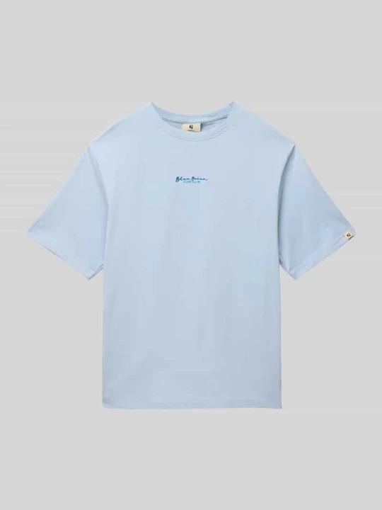 Zdjęcie produktu T-shirt z okrągłym dekoltem Garcia Błękitny