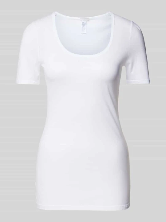 Zdjęcie produktu T-shirt z okrągłym dekoltem Hanro Biały