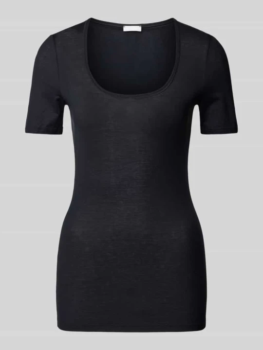 Zdjęcie produktu T-shirt z okrągłym dekoltem Hanro Czarny