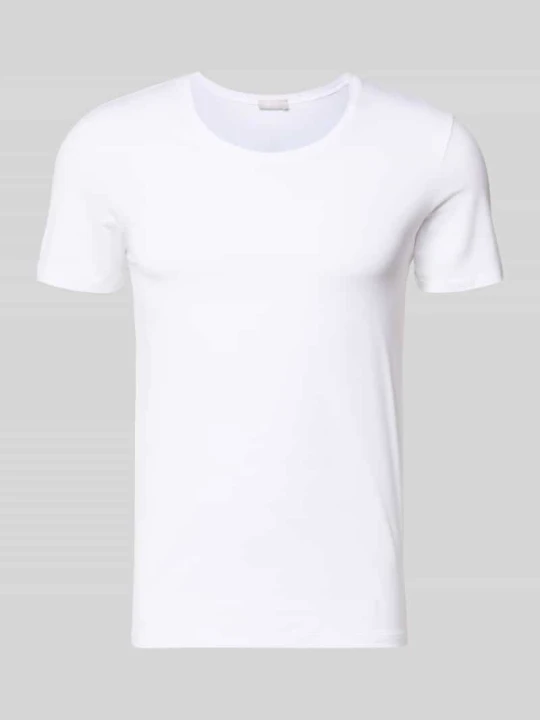Zdjęcie produktu T-shirt z okrągłym dekoltem Hanro Biały