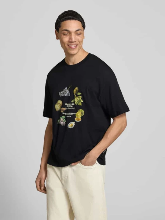 Zdjęcie produktu t-shirt z okrągłym dekoltem Jack&Jones Czarny