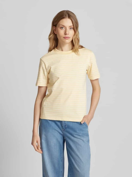 Zdjęcie produktu T-shirt z okrągłym dekoltem Jake*s Jasnożółty