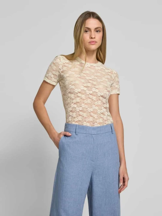 Zdjęcie produktu T-shirt z okrągłym dekoltem Jake*s Écru