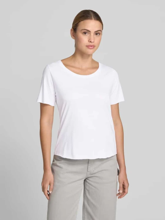 Zdjęcie produktu T-shirt z okrągłym dekoltem Juvia Biały