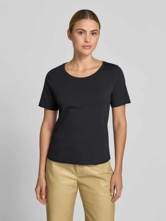 Zdjęcie produktu T-shirt z okrągłym dekoltem Juvia Czarny