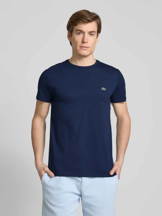 Zdjęcie produktu T-shirt z okrągłym dekoltem Lacoste Granatowy
