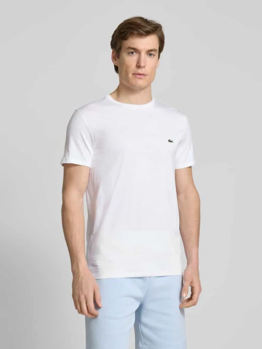 Zdjęcie produktu T-shirt z okrągłym dekoltem Lacoste Biały