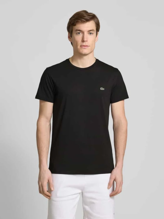 Zdjęcie produktu T-shirt z okrągłym dekoltem Lacoste Czarny