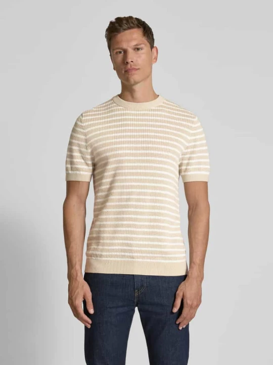 Zdjęcie produktu T-shirt z okrągłym dekoltem MCNEAL Beżowy