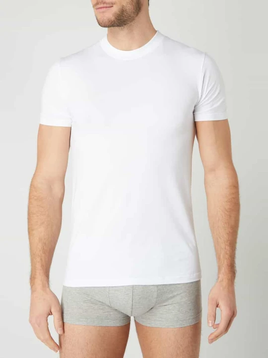 Zdjęcie produktu T-shirt z okrągłym dekoltem Mey Biały