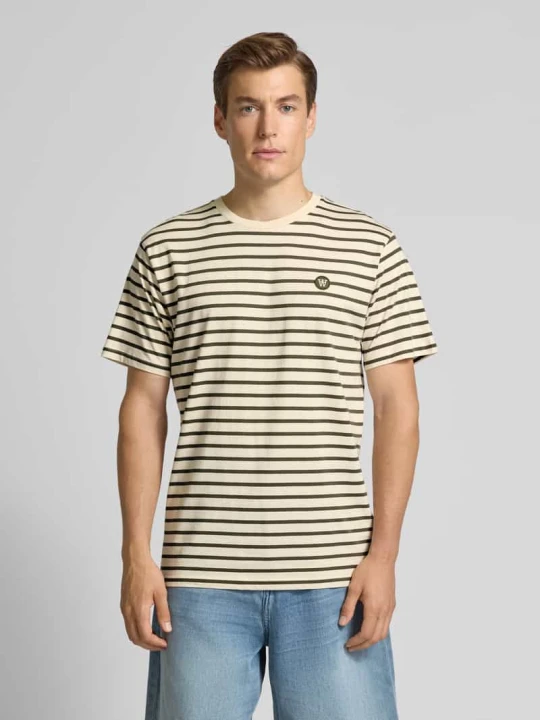 Zdjęcie produktu T-shirt z okrągłym dekoltem model ‘Ace’ Wood Wood Beżowy