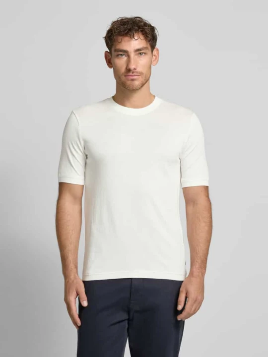 Zdjęcie produktu T-shirt z okrągłym dekoltem model ‘Badi’ CINQUE Biały