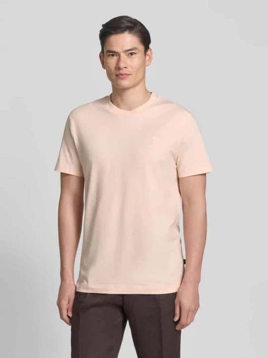 Zdjęcie produktu t-shirt z okrągłym dekoltem model 'Carlonito' JOOP! Morelowy