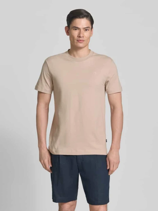 Zdjęcie produktu t-shirt z okrągłym dekoltem model 'Carlonito' JOOP! Beżowy