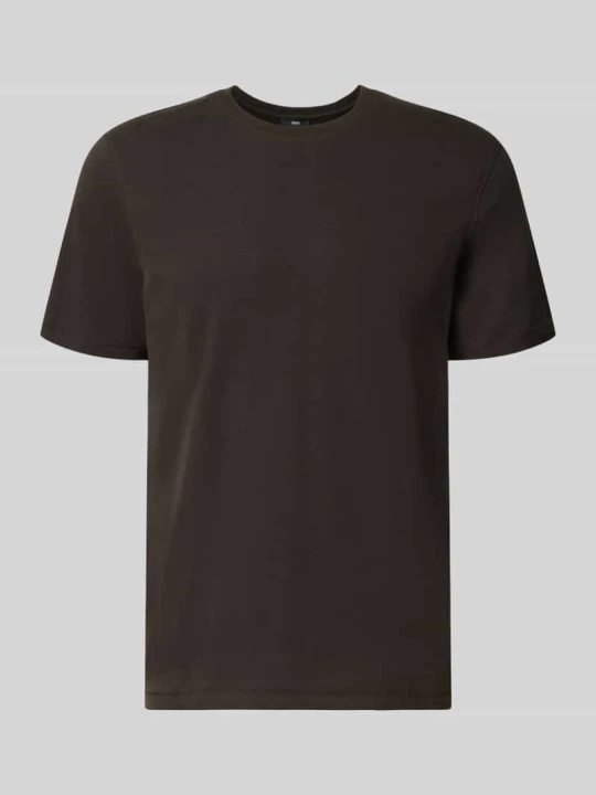 Zdjęcie produktu T-shirt z okrągłym dekoltem model 'CIDANI' CINQUE Średniobrązowy
