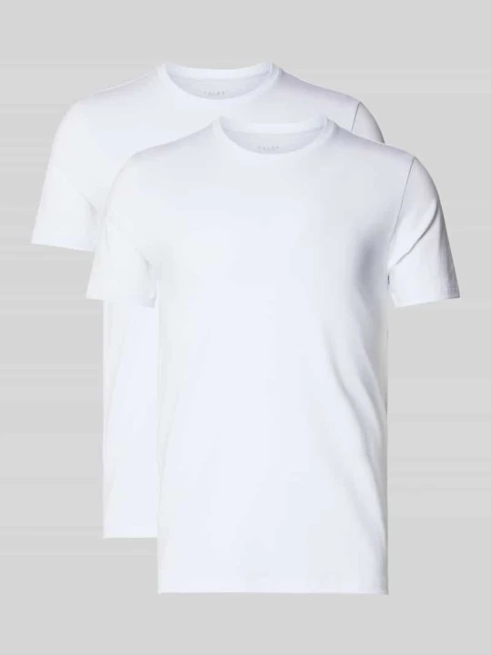 Zdjęcie produktu T-shirt z okrągłym dekoltem model 'Daily Comfort' Falke Biały