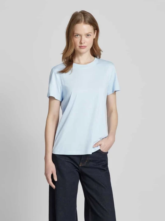 Zdjęcie produktu T-shirt z okrągłym dekoltem model ‘DALA’ MOS MOSH Jasnoniebieski