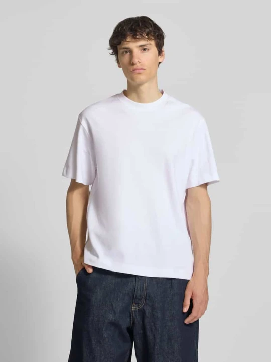 Zdjęcie produktu t-shirt z okrągłym dekoltem model 'EURBAN EDGE' Jack&Jones Biały