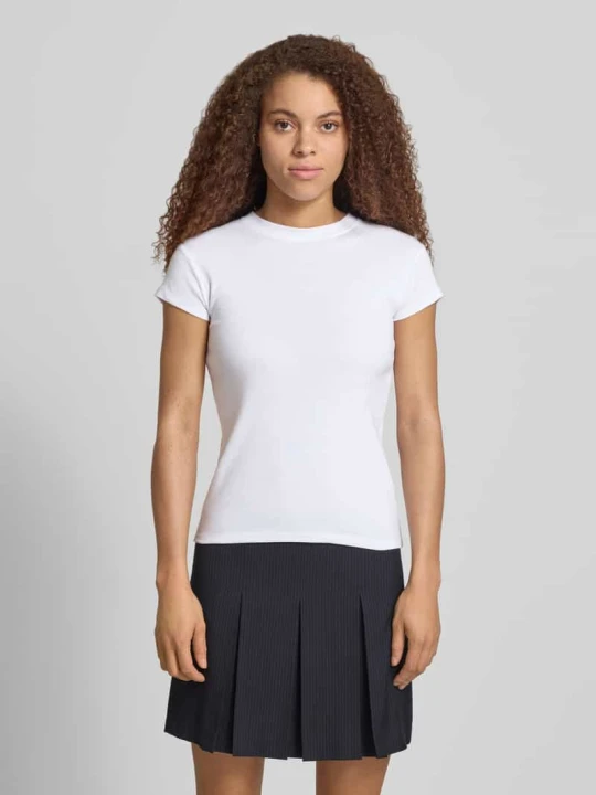 Zdjęcie produktu t-shirt z okrągłym dekoltem model 'EVERYDAY' Topshop Biały