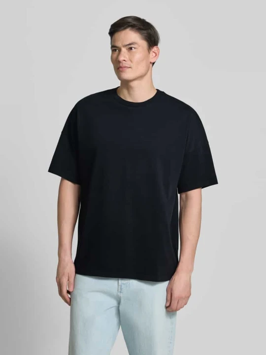 Zdjęcie produktu t-shirt z okrągłym dekoltem model 'FIZVALLEY' American Vintage Czarny