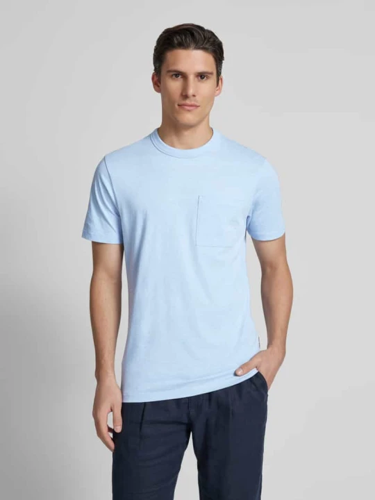 Zdjęcie produktu T-shirt z okrągłym dekoltem model ‘JASPER’ Casual Friday Jasnoniebieski