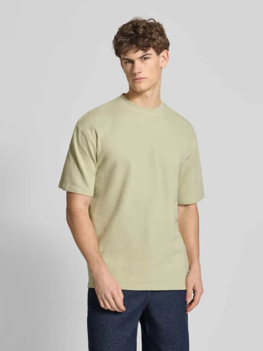 Zdjęcie produktu T-shirt z okrągłym dekoltem model 'KAISER' Blend Trzcinowy