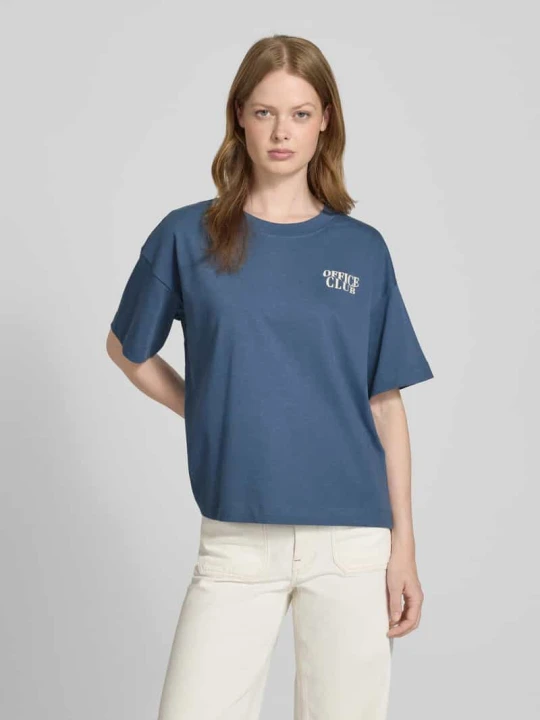 Zdjęcie produktu T-shirt z okrągłym dekoltem model 'MONIE OFFICE’ Vila