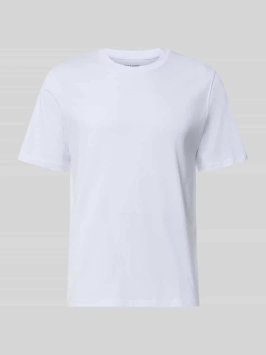 Zdjęcie produktu T-shirt z okrągłym dekoltem model 'ORGANIC' Jack&Jones Biały