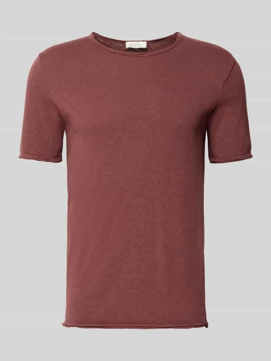 Zdjęcie produktu T-shirt z okrągłym dekoltem model 'SONOMA' American Vintage Ciemnoczerwony