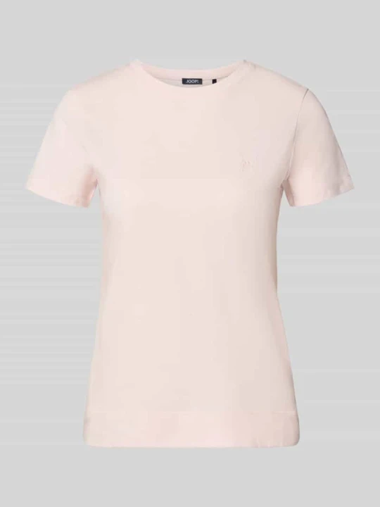 Zdjęcie produktu t-shirt z okrągłym dekoltem model 'Tia' JOOP! Jasnoróżowy