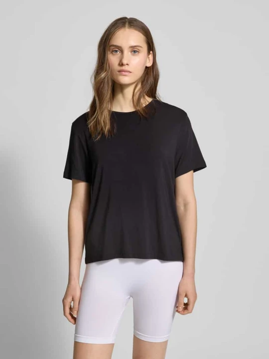 Zdjęcie produktu T-shirt z okrągłym dekoltem model 'ULTRA SOFT’ Calvin Klein Czarny