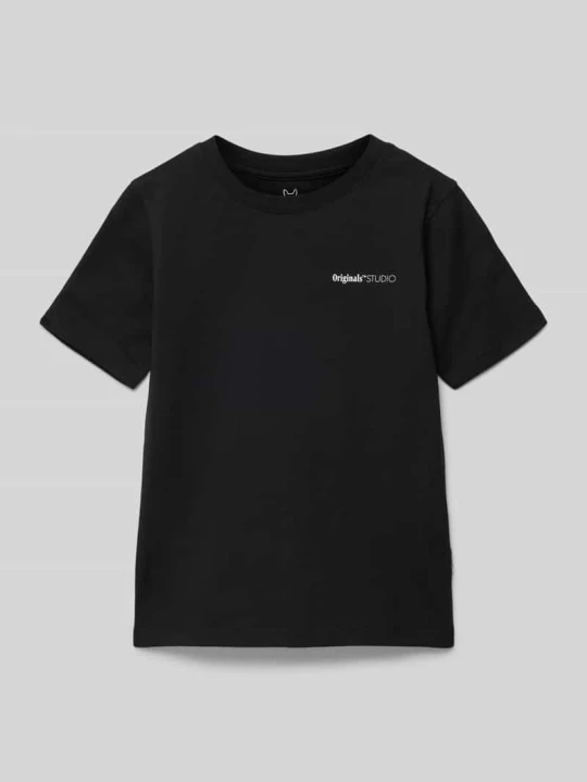Zdjęcie produktu T-shirt z okrągłym dekoltem model ‘VARENNA’ Jack&Jones Czarny
