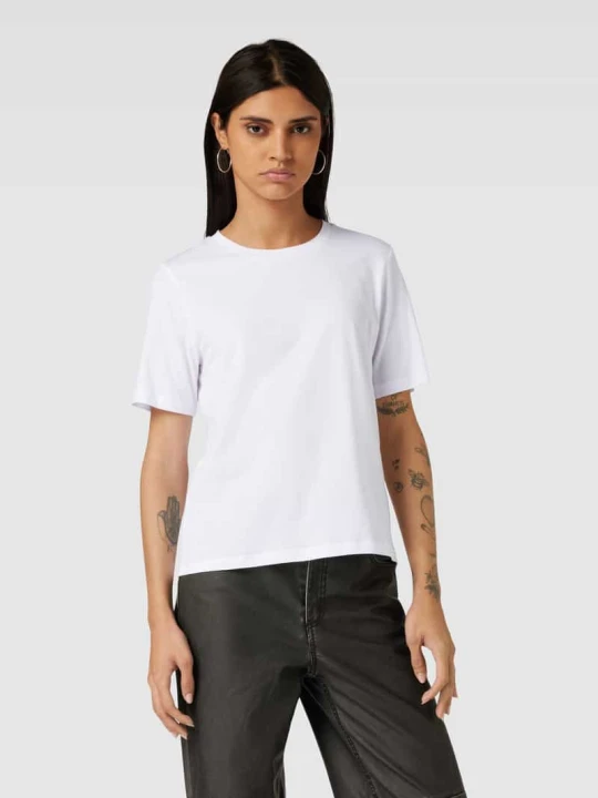Zdjęcie produktu T-shirt z okrągłym dekoltem Only Biały
