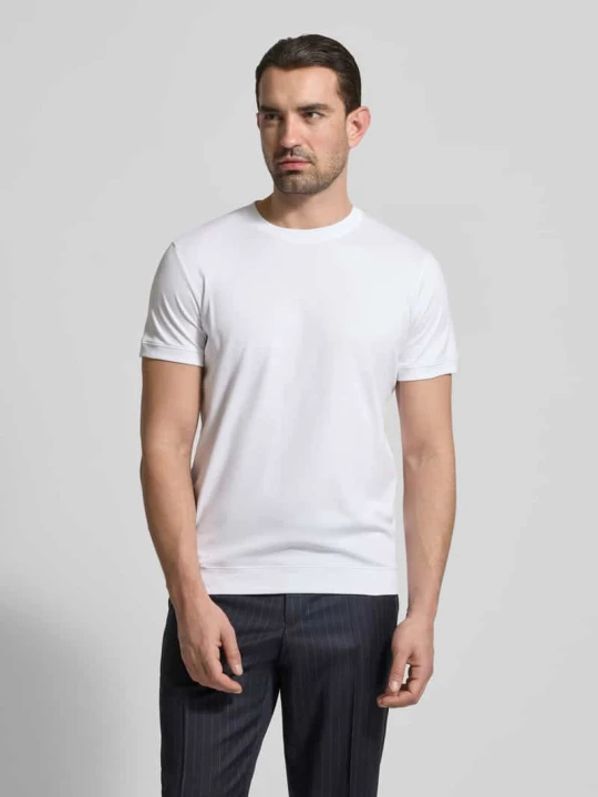 Zdjęcie produktu t-shirt z okrągłym dekoltem RAGMAN Biały