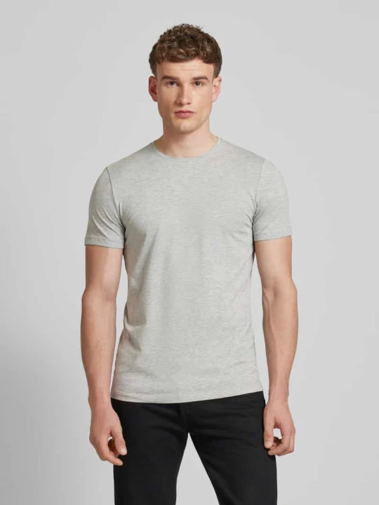 Zdjęcie produktu damski t-shirt o kroju regular fit z okrągłym dekoltem s.Oliver Jasnoszary