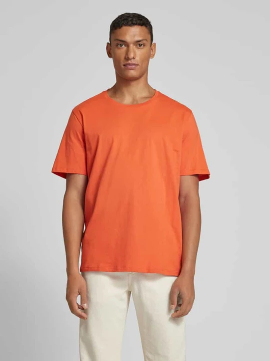 Zdjęcie produktu T-shirt z okrągłym dekoltem Schiesser Czerwony