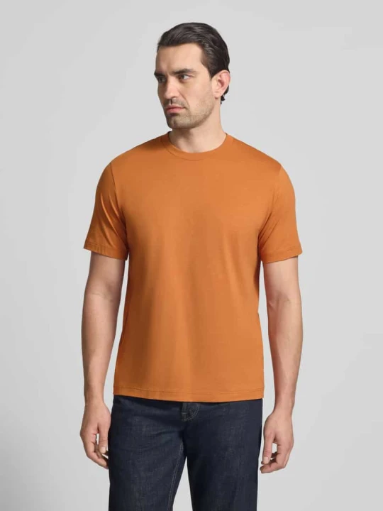 Zdjęcie produktu T-shirt z okrągłym dekoltem Schiesser Camel