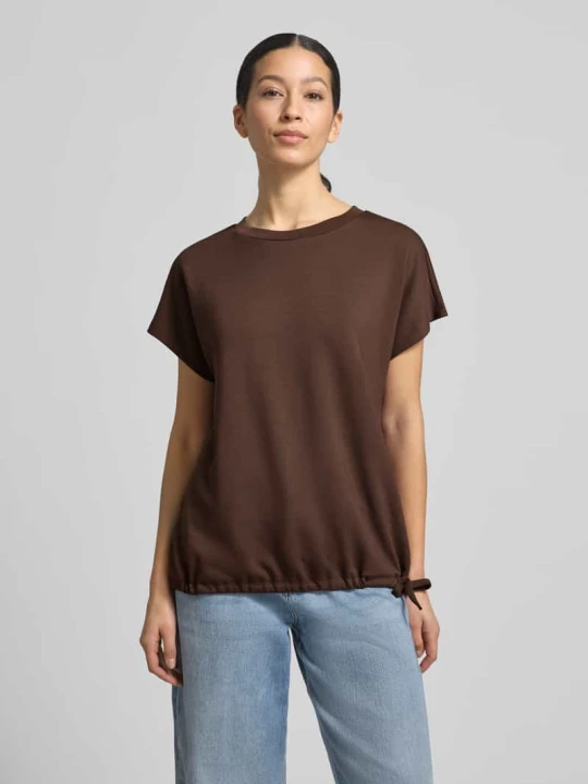 Zdjęcie produktu t-shirt z okrągłym dekoltem Soyaconcept Ciemnobrązowy