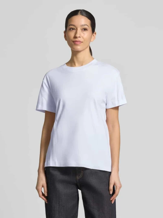 Zdjęcie produktu t-shirt z okrągłym dekoltem Stefanel Biały