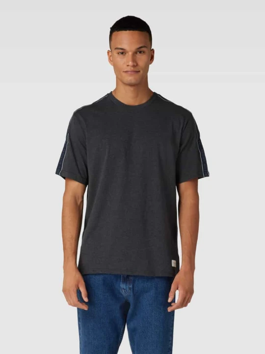Zdjęcie produktu T-shirt z okrągłym dekoltem Tommy Hilfiger Średnioszary melanż