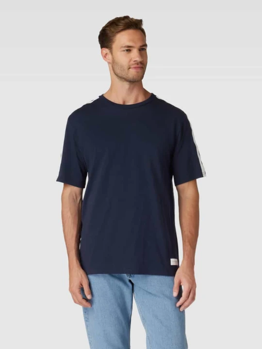 Zdjęcie produktu T-shirt z okrągłym dekoltem Tommy Hilfiger Granatowy