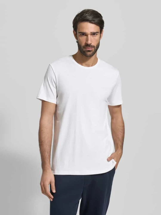 Zdjęcie produktu T-shirt z okrągłym dekoltem w zestawie 2 szt. model „ComfortS” Boss Biały