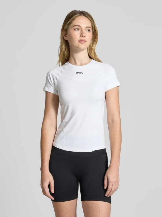 Zdjęcie produktu T-shirt z ozdobne szwy AIMN Biały