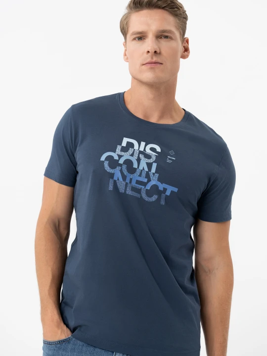 Zdjęcie produktu T-shirt z nadrukiem T-DIS Volcano Denim
