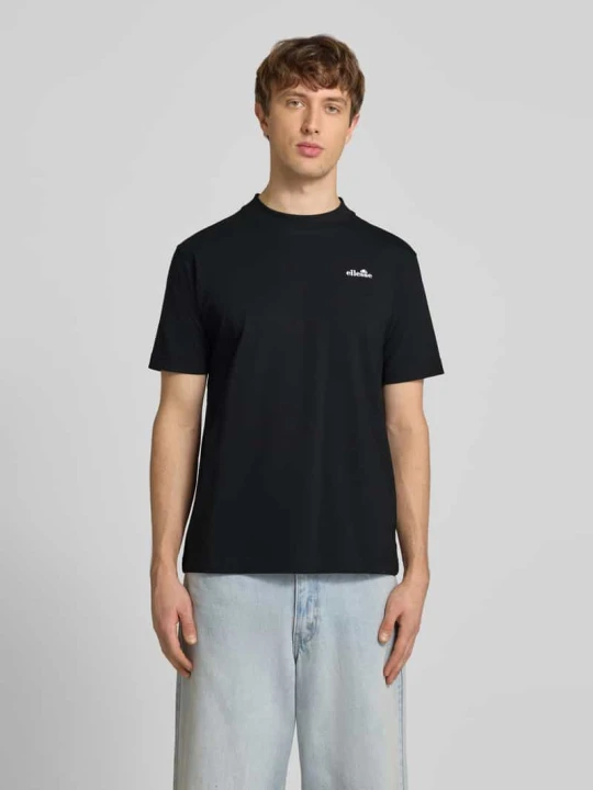 Zdjęcie produktu T-shirt z przeszyciem z logo model 'ACCIANO CLASSIC' Ellesse Czarny