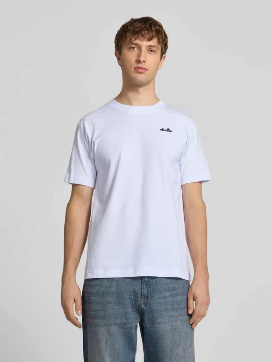 Zdjęcie produktu T-shirt z przeszyciem z logo model 'ACCIANO CLASSIC' Ellesse Biały