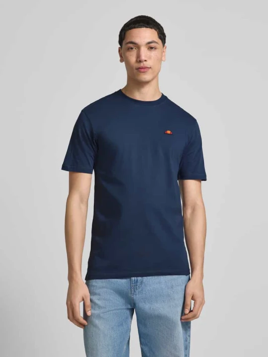 Zdjęcie produktu T-shirt z przeszyciem z logo model 'CASSICA' Ellesse Granatowy
